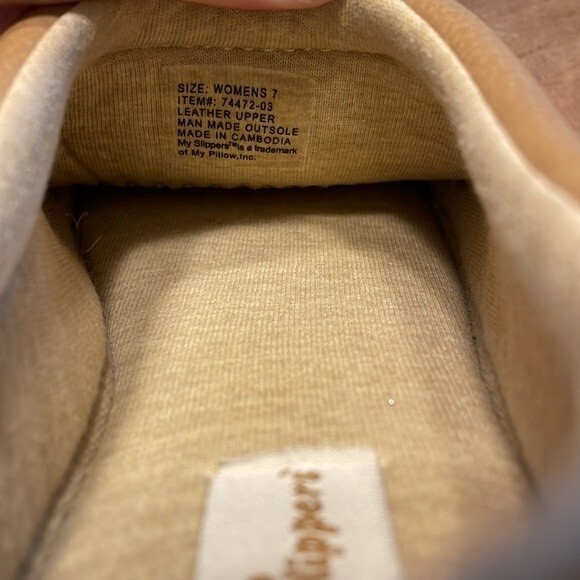 MySlippers Leather Slip On Mules Size 7 - Picture 7 of 7